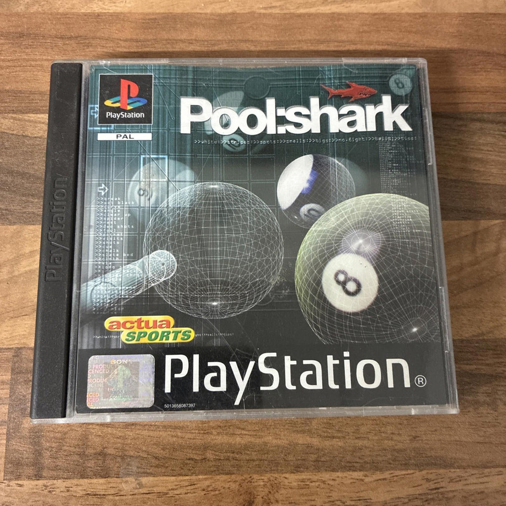 Pool Shark - Sony PS1 Game PlayStation 1 - complete with manual
