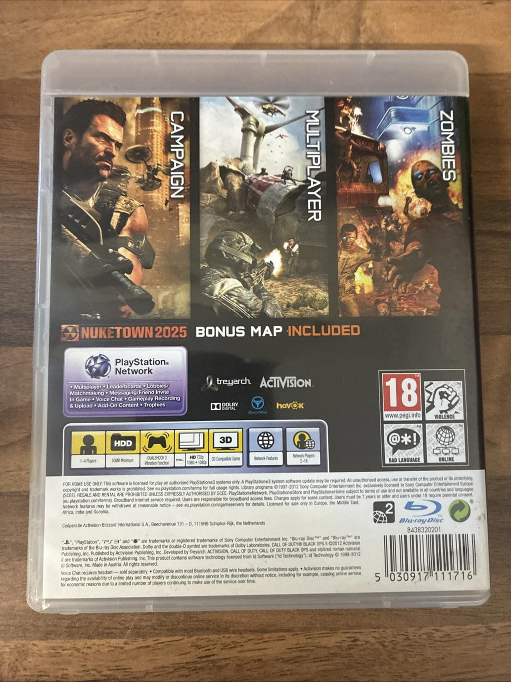 Call of Duty: Black Ops II (PlayStation 3, 2012). Amazing Value Awesome Game!