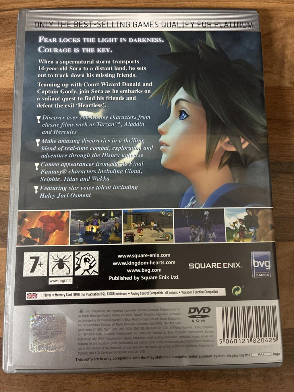 Kingdom Hearts Platinum (Sony PlayStation 2, 2003) - European Version