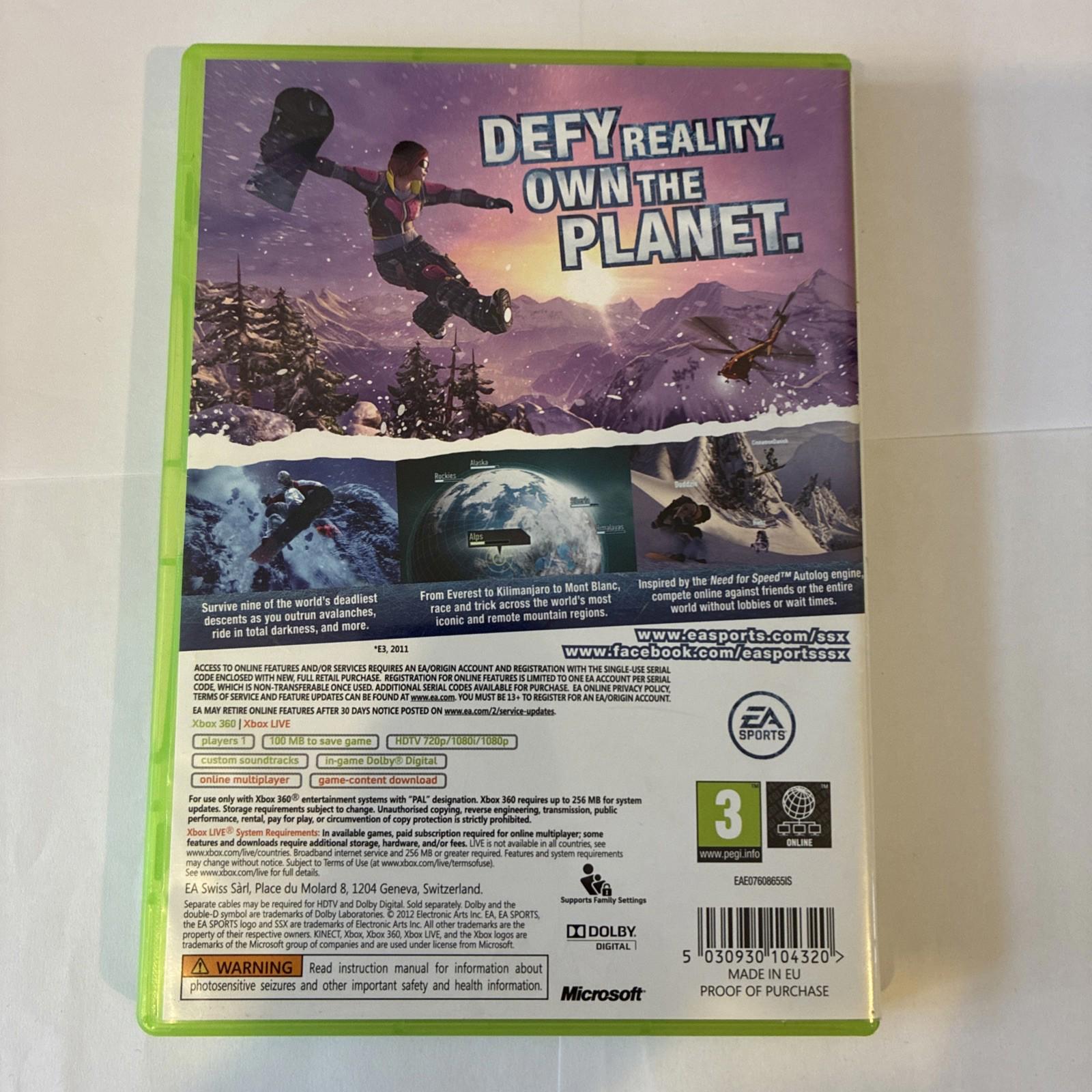 SSX (Microsoft Xbox 360, 2012) Awesome Game For Xbox360