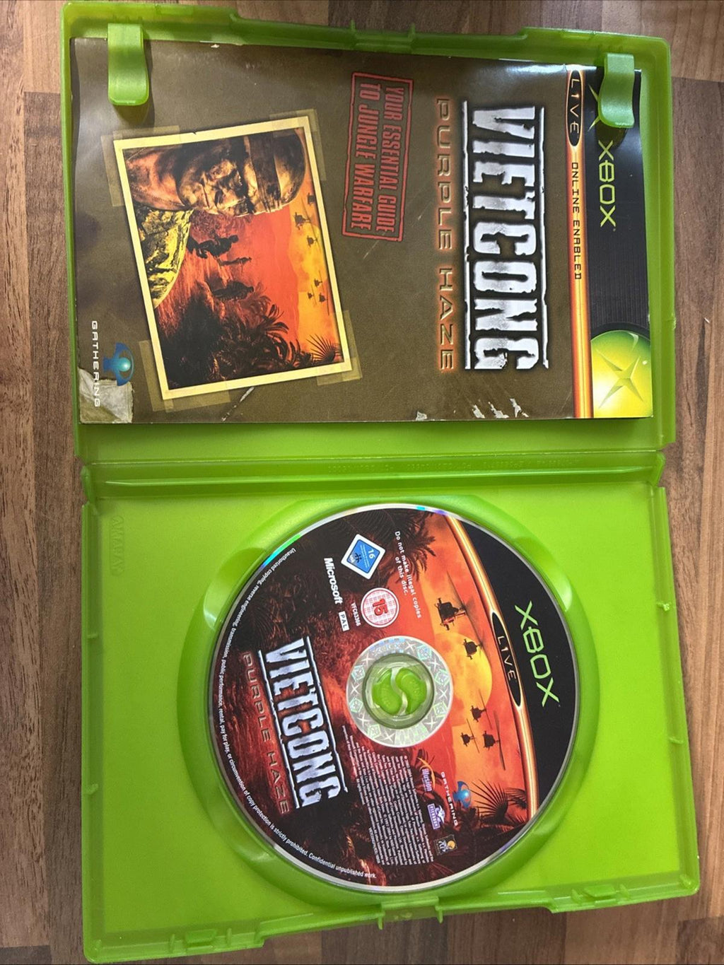 Vietcong Purple Haze (Microsoft Xbox, 2002) Complete with Manual