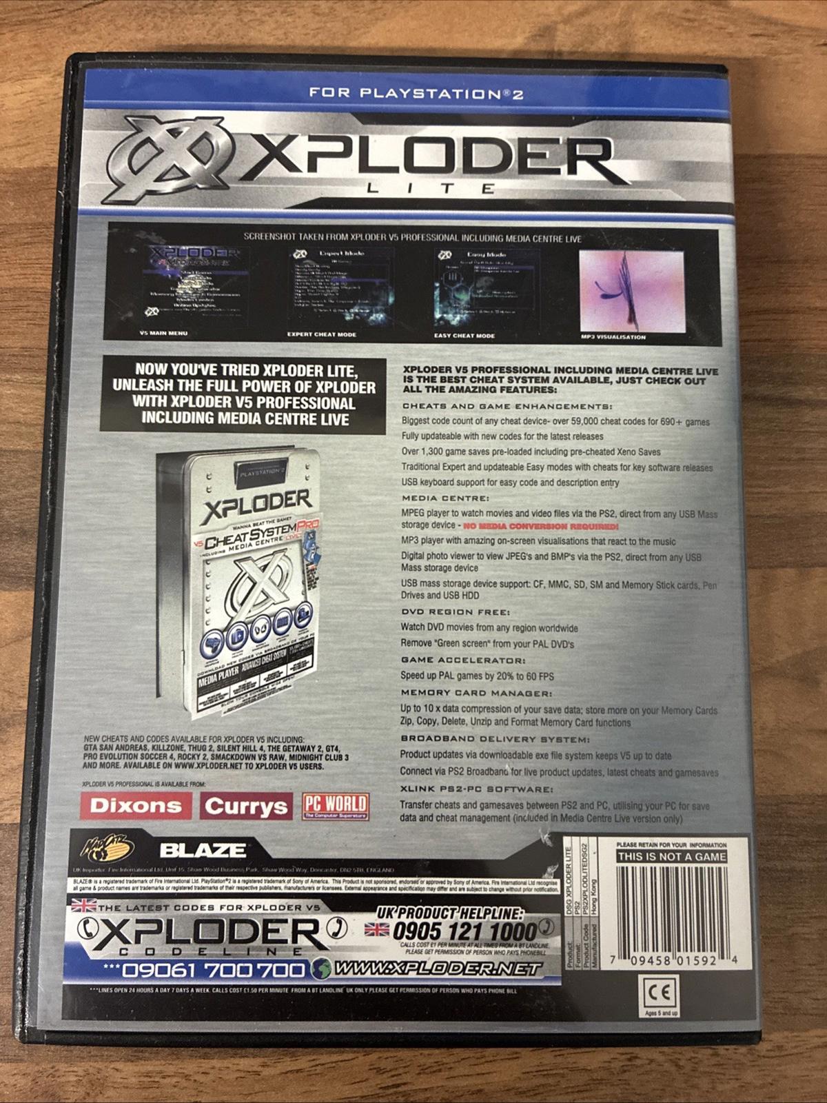 Xploder Lite - Sony PS2 Playstation 2 - PAL
