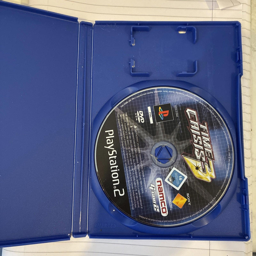 Time Crisis 3 (Sony PlayStation 2, 2003) Namco Shooter Multiplayer Video Game