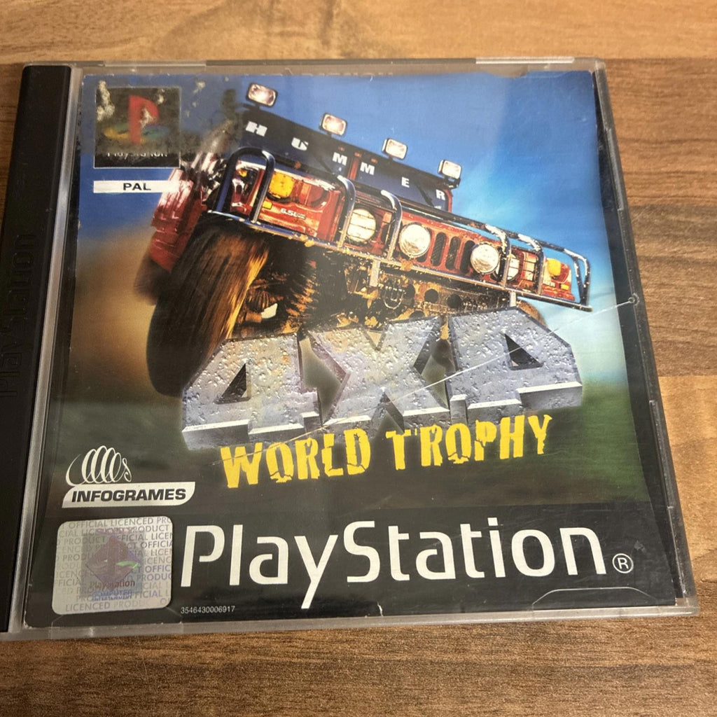 4x4 World Trophy Sony PlayStation 1 (PS1) Complete no  Manual (PAL)