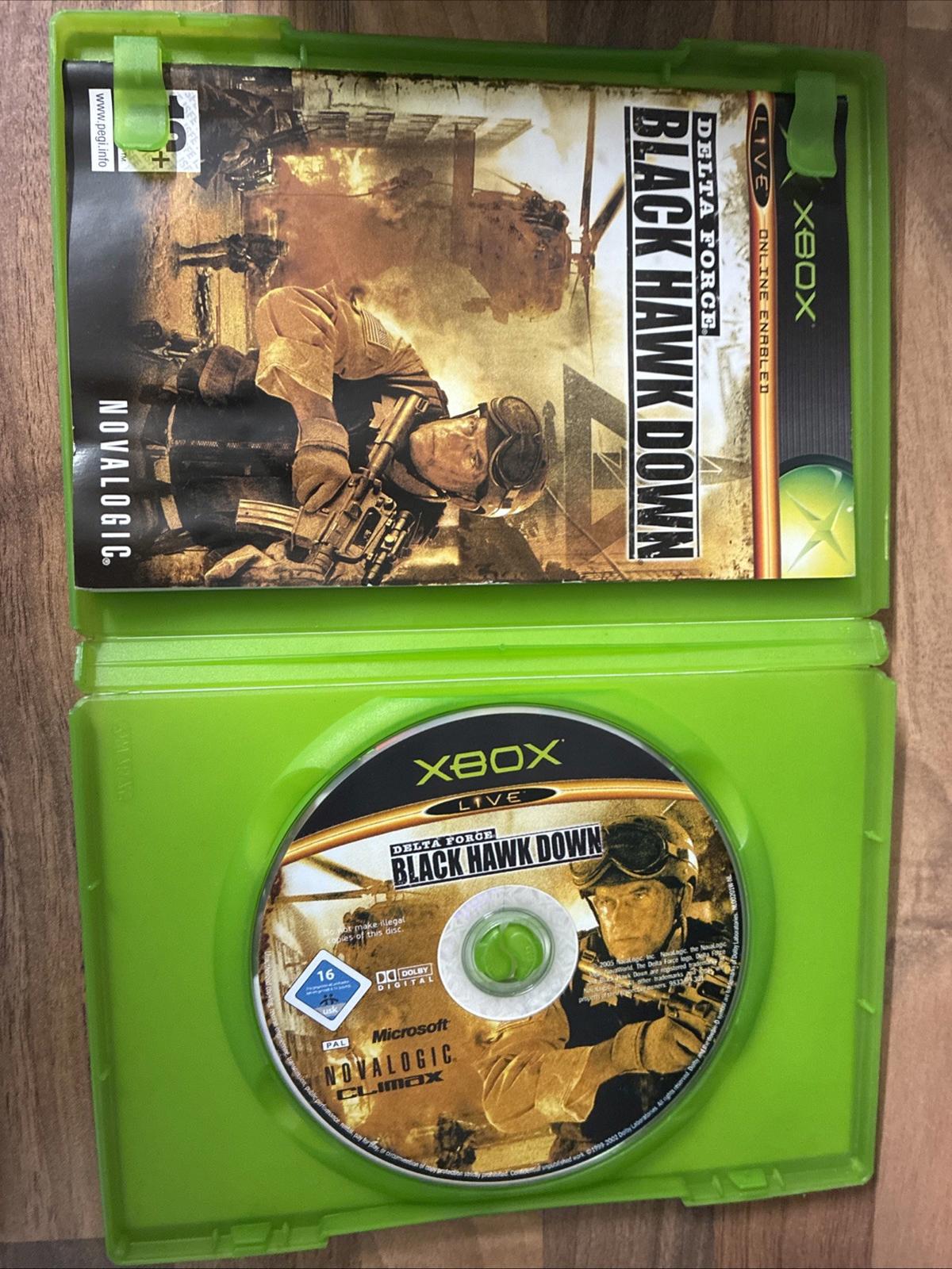 Delta Force:Black Hawk Down For Xbox Original With Manual In VGC