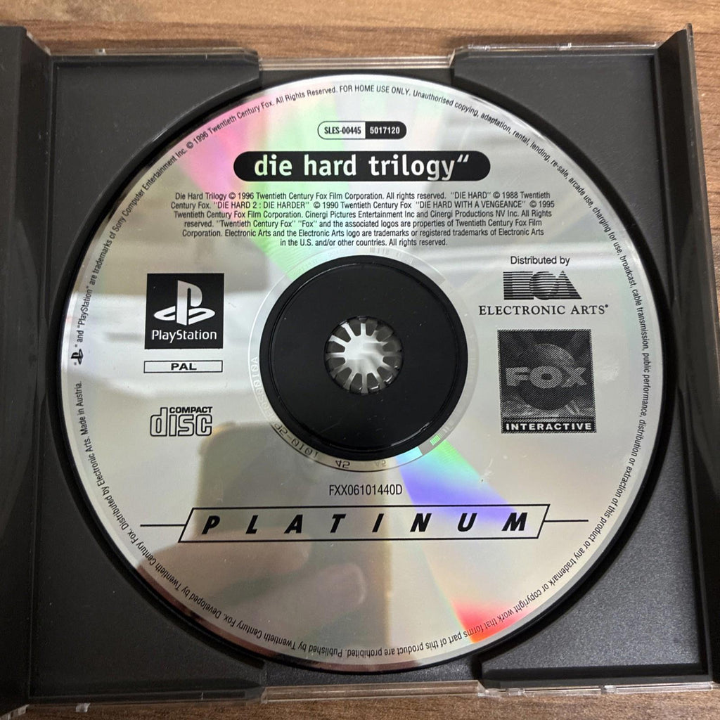 Die Hard Trilogy PlayStation 1 PS1 Game PAL Complete with Manual