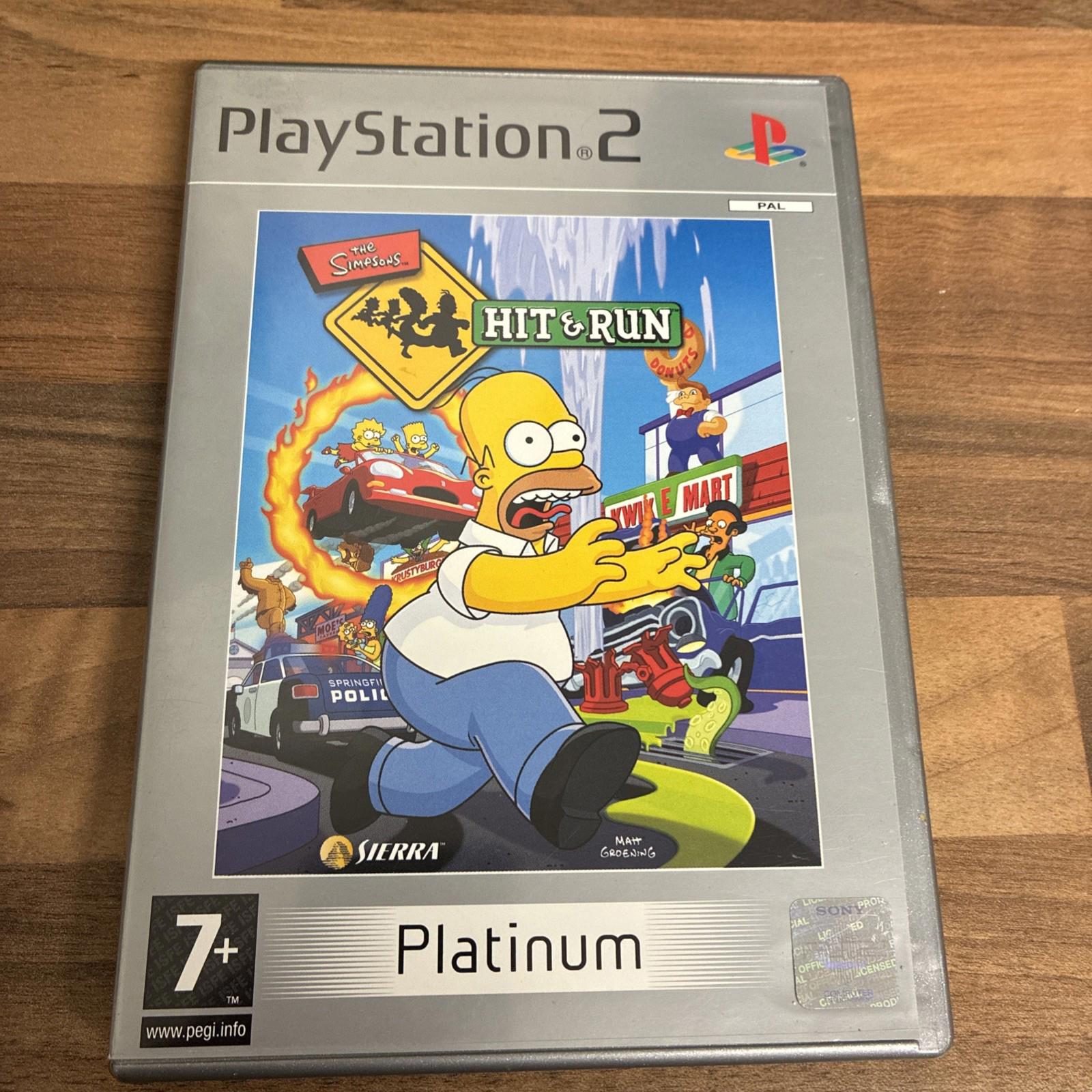 The Simpsons: Hit & Run -- Platinum (PlayStation 2, 2004)