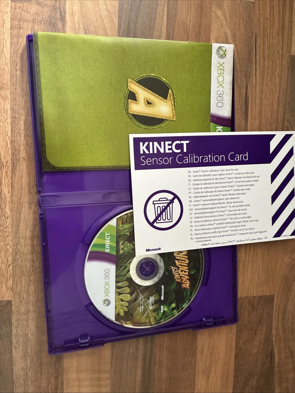 Kinect Adventures Video Games Microsoft Xbox 360 (2010) Mint Condition!
