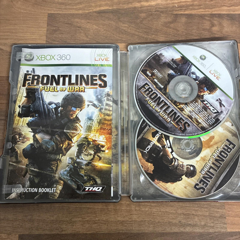 Frontlines: Fuel of War Steelbook for Xbox 360 Complete Set with Manual