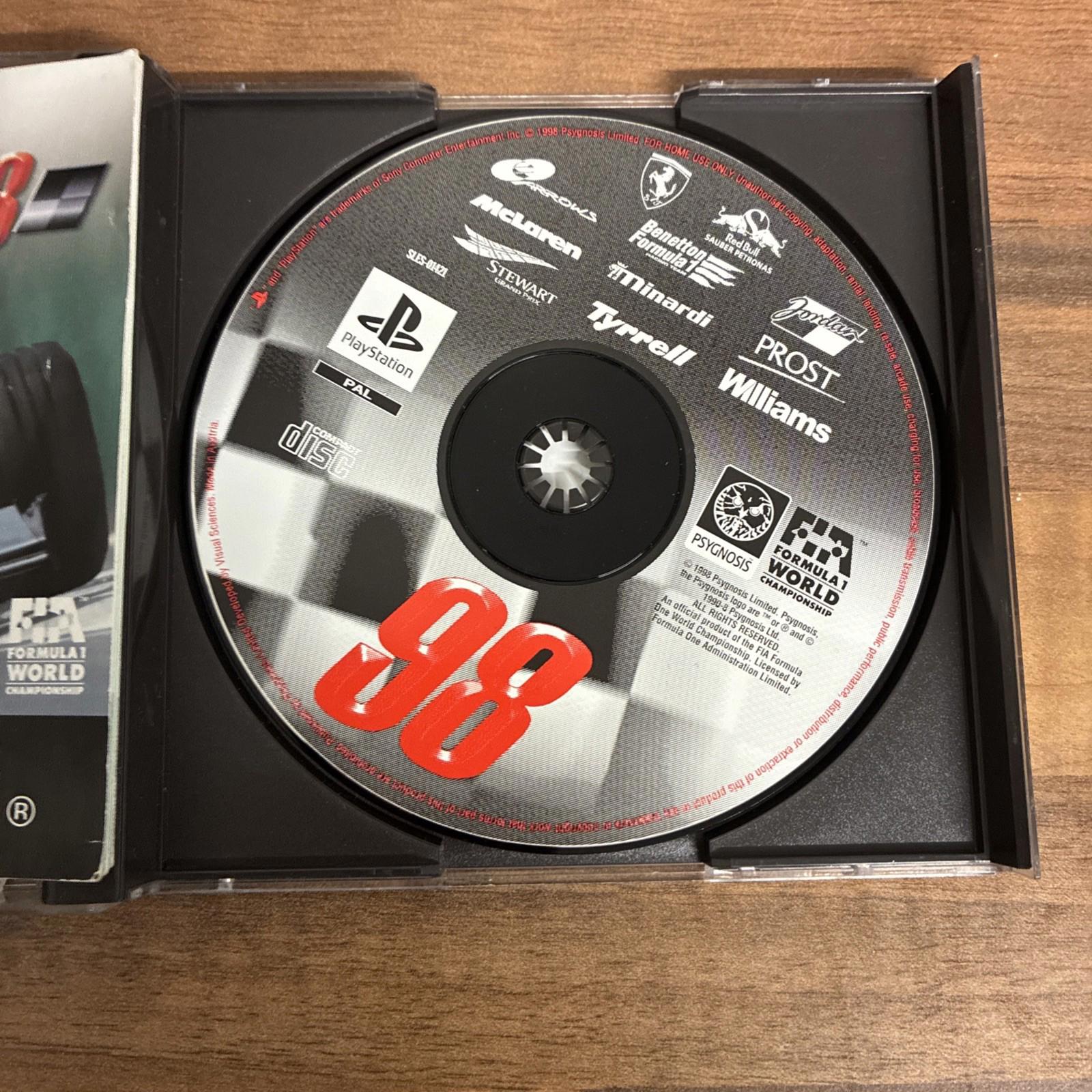 Formula One 98 PS1 (COMPLETE INC MANUAL) Sony Playstation