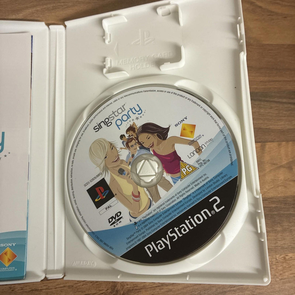 SingStar Party PlayStation 2, PS2, PAL) Complete with Manual — Tested & Working