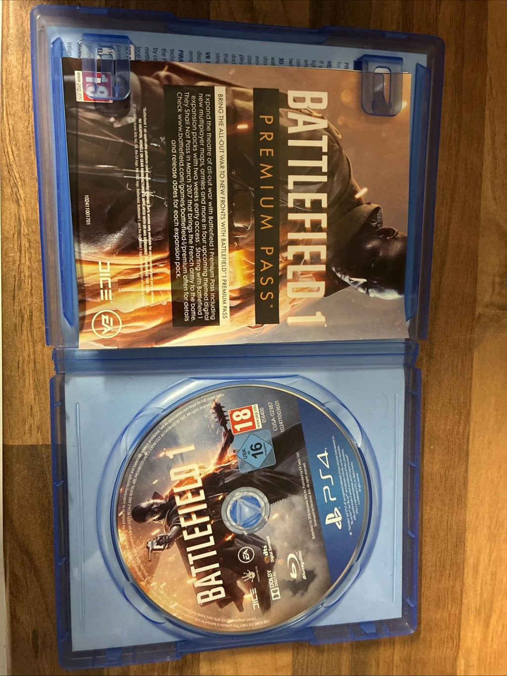 Battlefield 1 (Sony PlayStation 4, 2016) In Very Good Condition