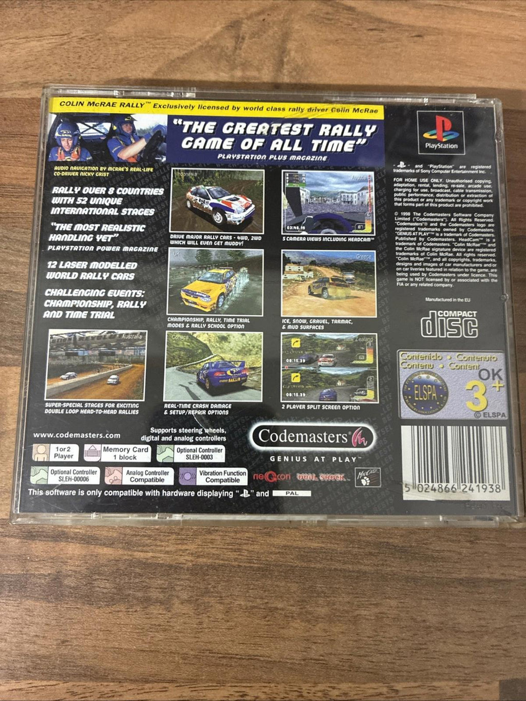Colin McRae Value Series (Sony PlayStation 1, 2001) - European Version