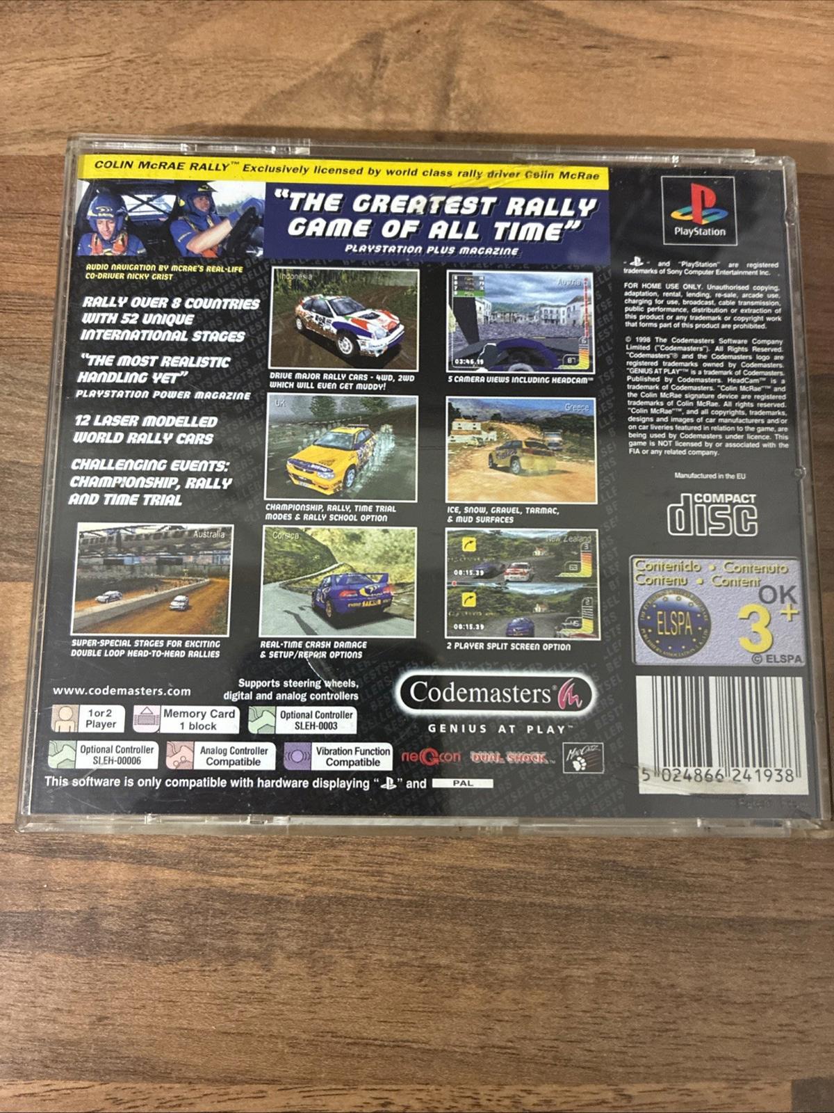 Colin McRae Value Series (Sony PlayStation 1, 2001) - European Version