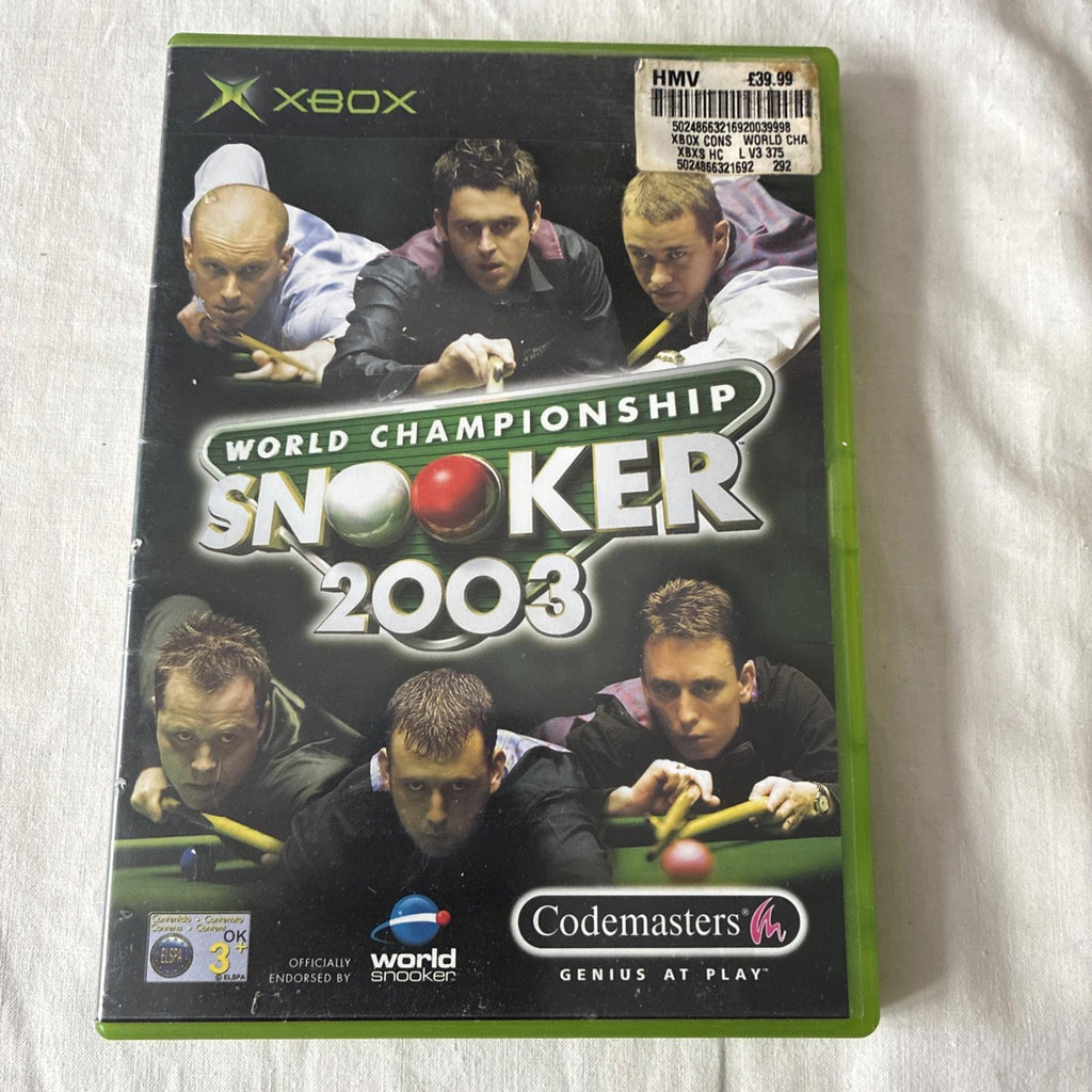 World Championship Snooker 2003 (Microsoft Xbox Original)