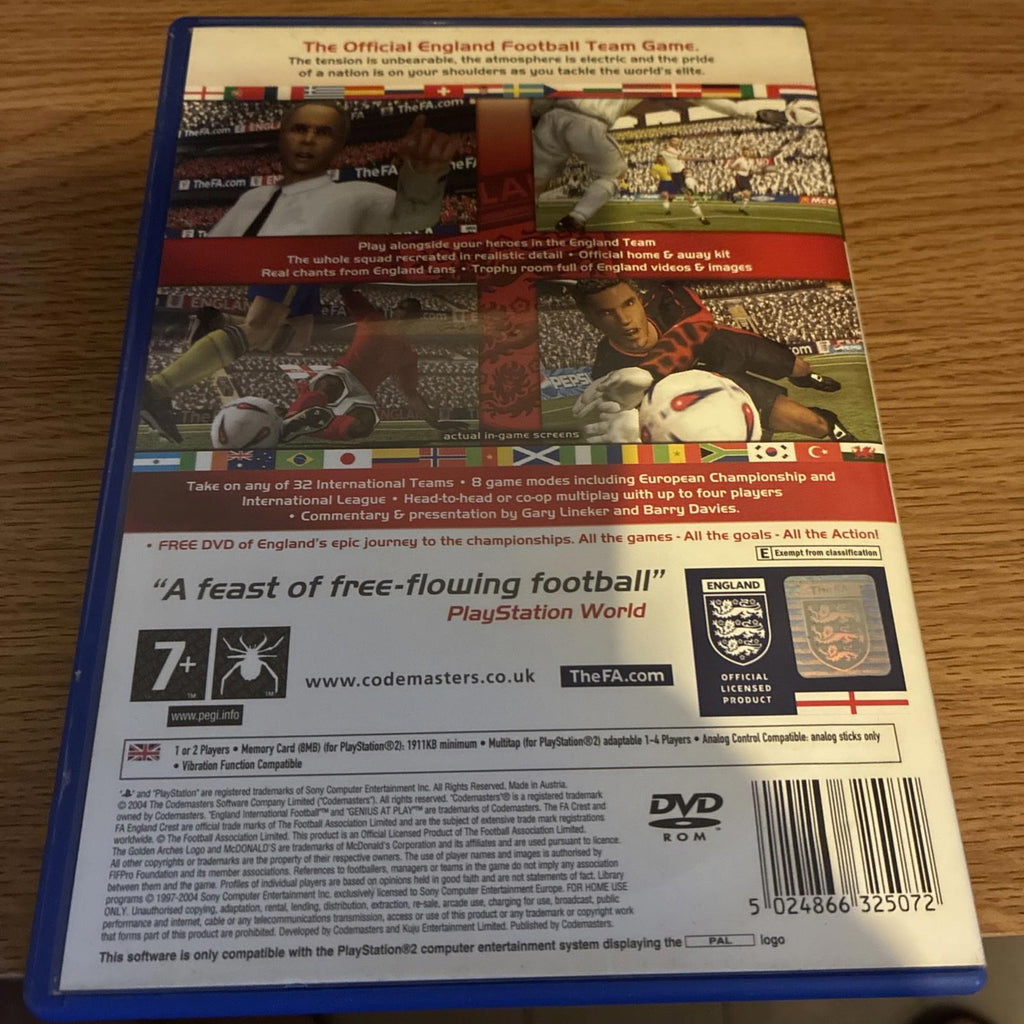 England International Football (PS2) PEGI 7+ Sport: Football  Soccer Complete