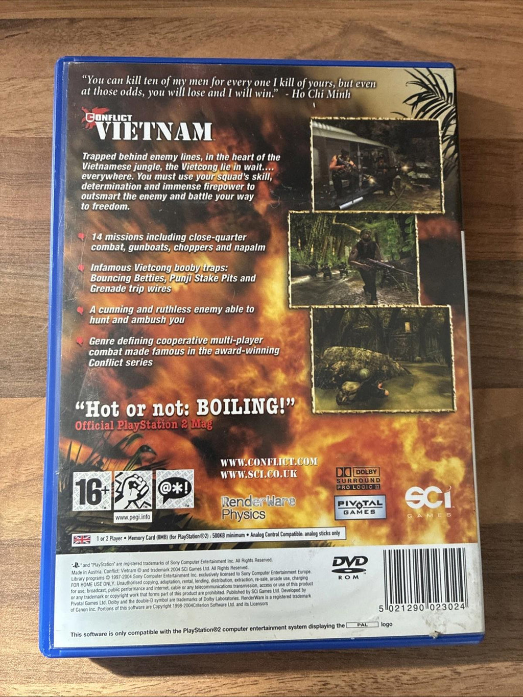 Conflict: Vietnam (Sony PlayStation 2 Complete With Manual PAL Uk