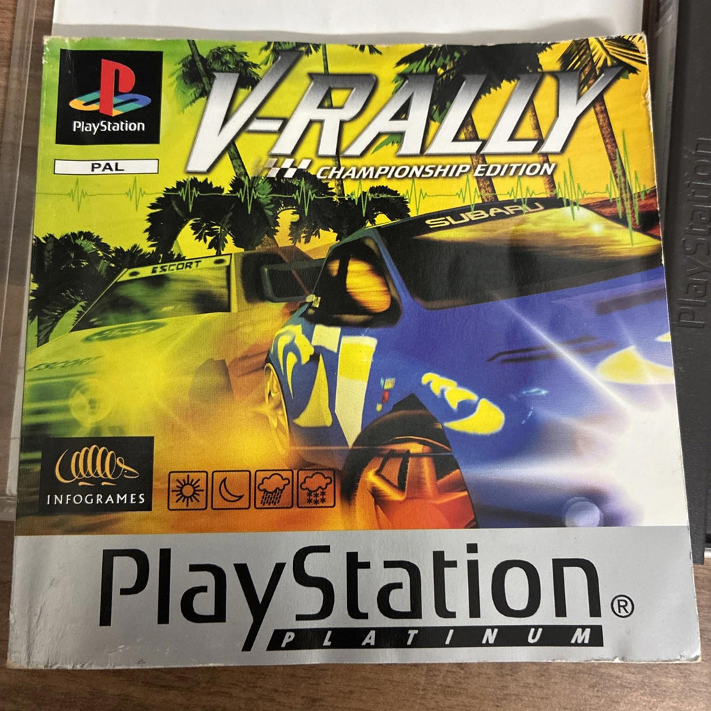 Sony Playstation 1 PS1 Game V-Rally Championship Edition Boxed Platinum