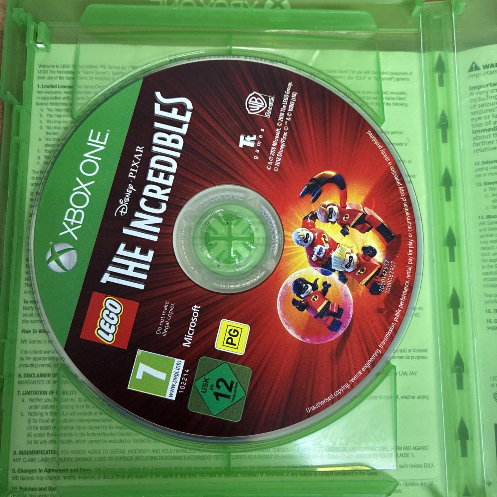 LEGO Disney Pixar the Incredibles Microsoft Xbox One Video Game