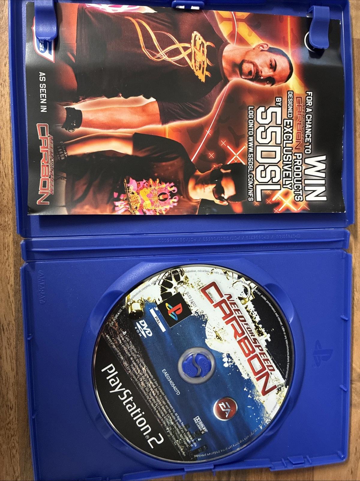 Need For Speed Carbon (Sony PlayStation 2, 2006) Pegi 12+ In Very Good Condition