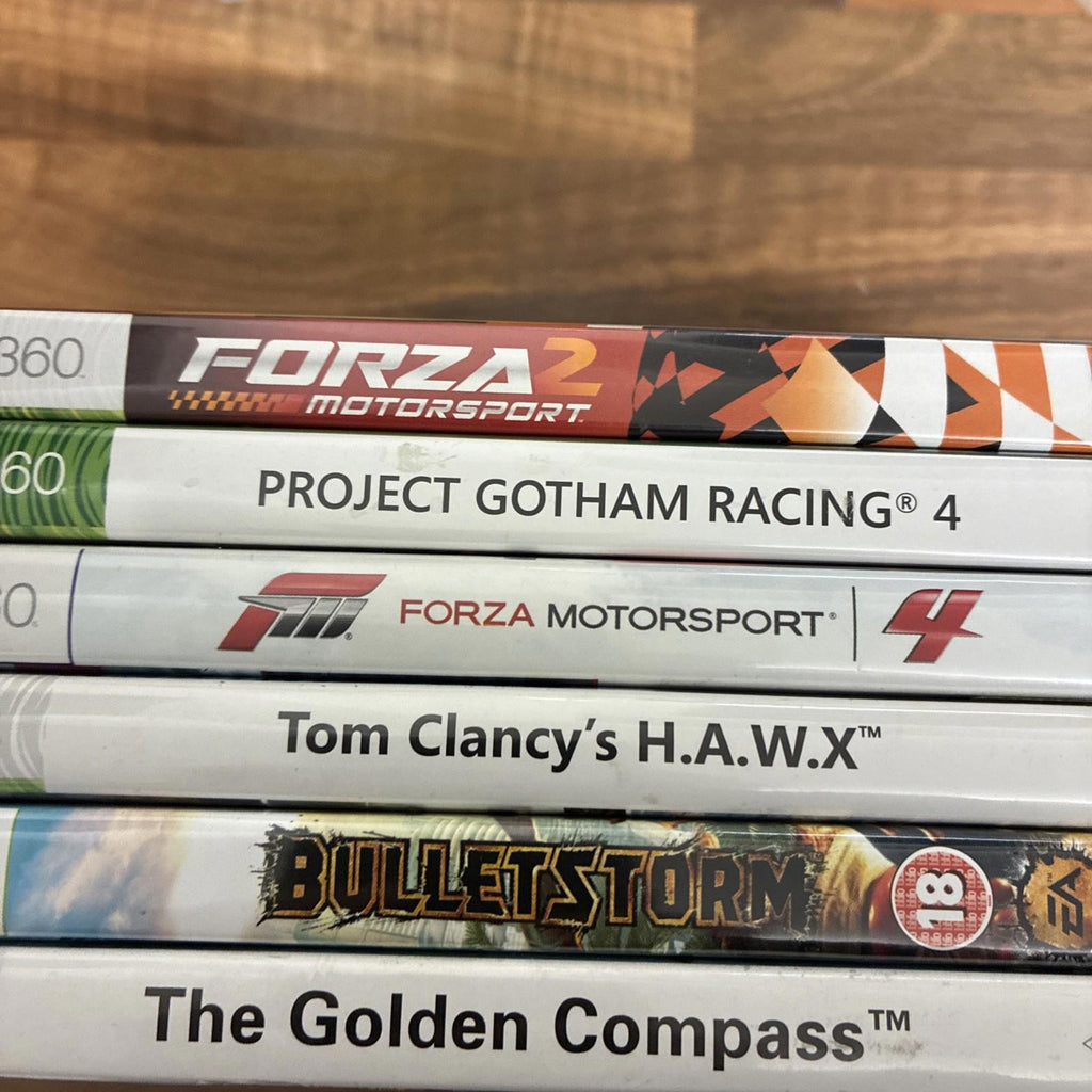Xbox 360 Game Bundle x6 Inc Forza, HAWK, Bulletstorm & The Golden Compass VGC
