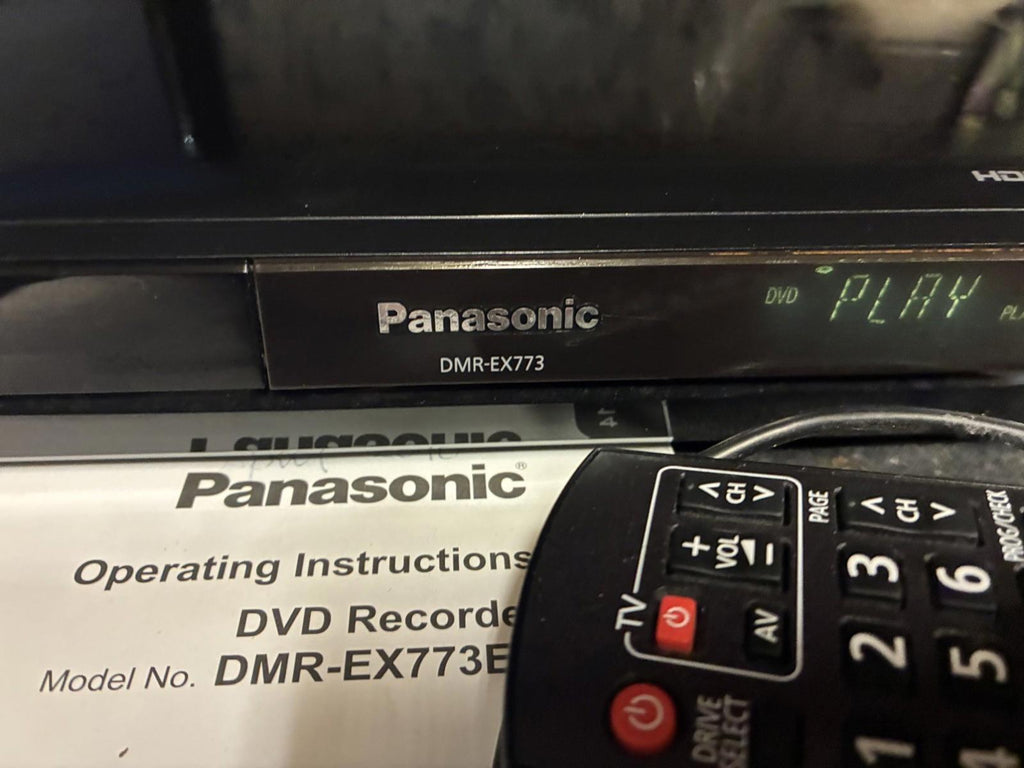 Panasonic DMR-EX773 Freeview DVD Recorder 160GB with Remote Black TESTED