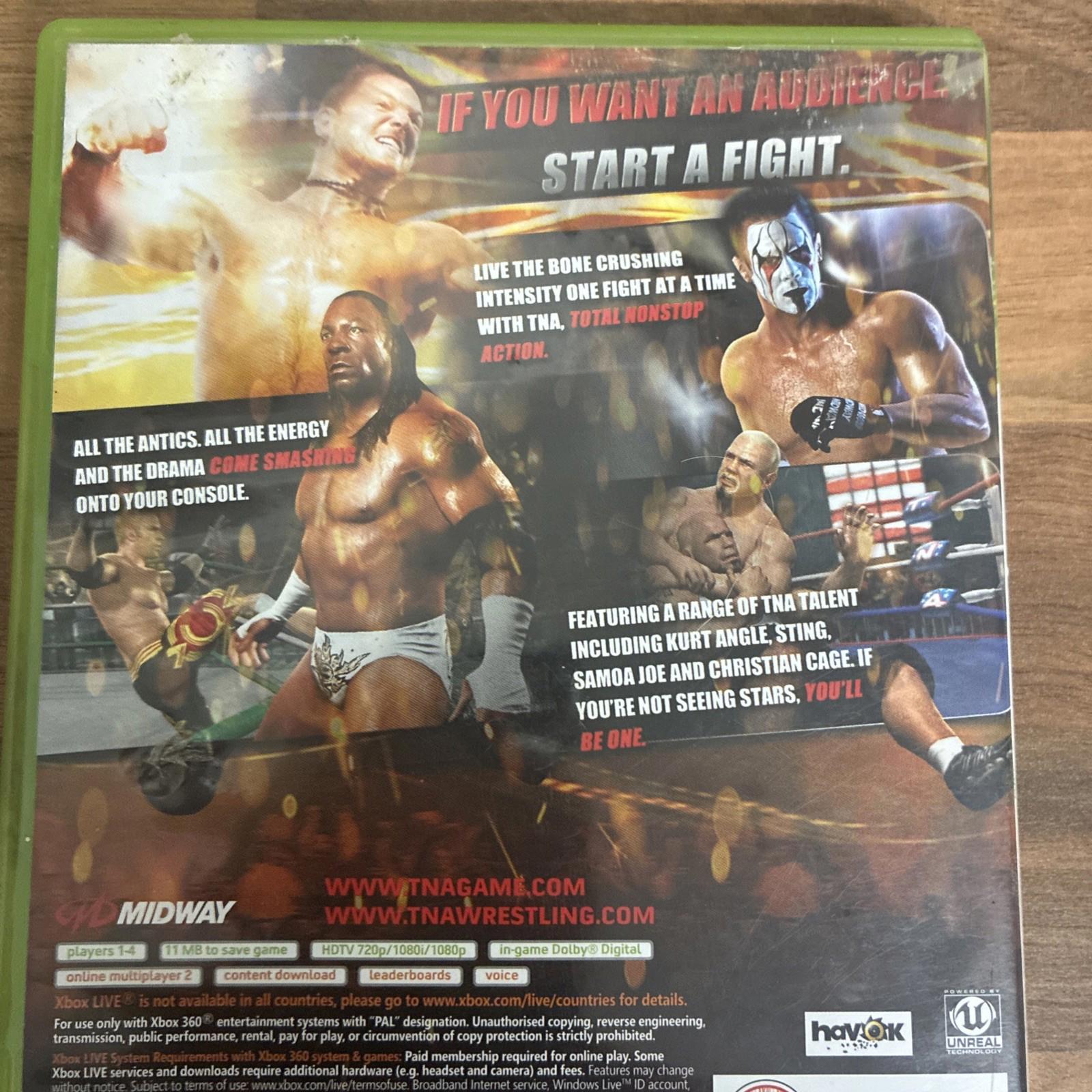 TNA Impact (Xbox 360 2008) Video Game