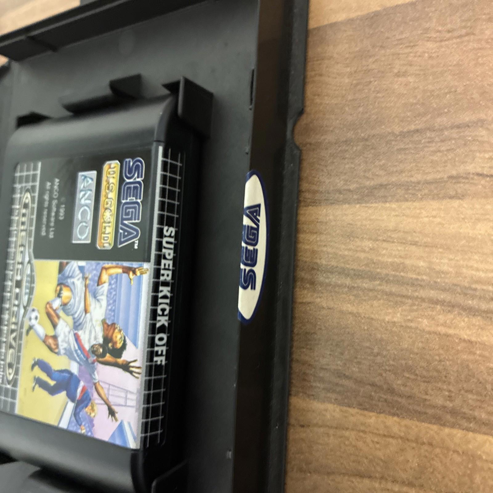 Super Kick Off Sega Mega Drive 1991 Boxed Retro Football Game Manual Untested