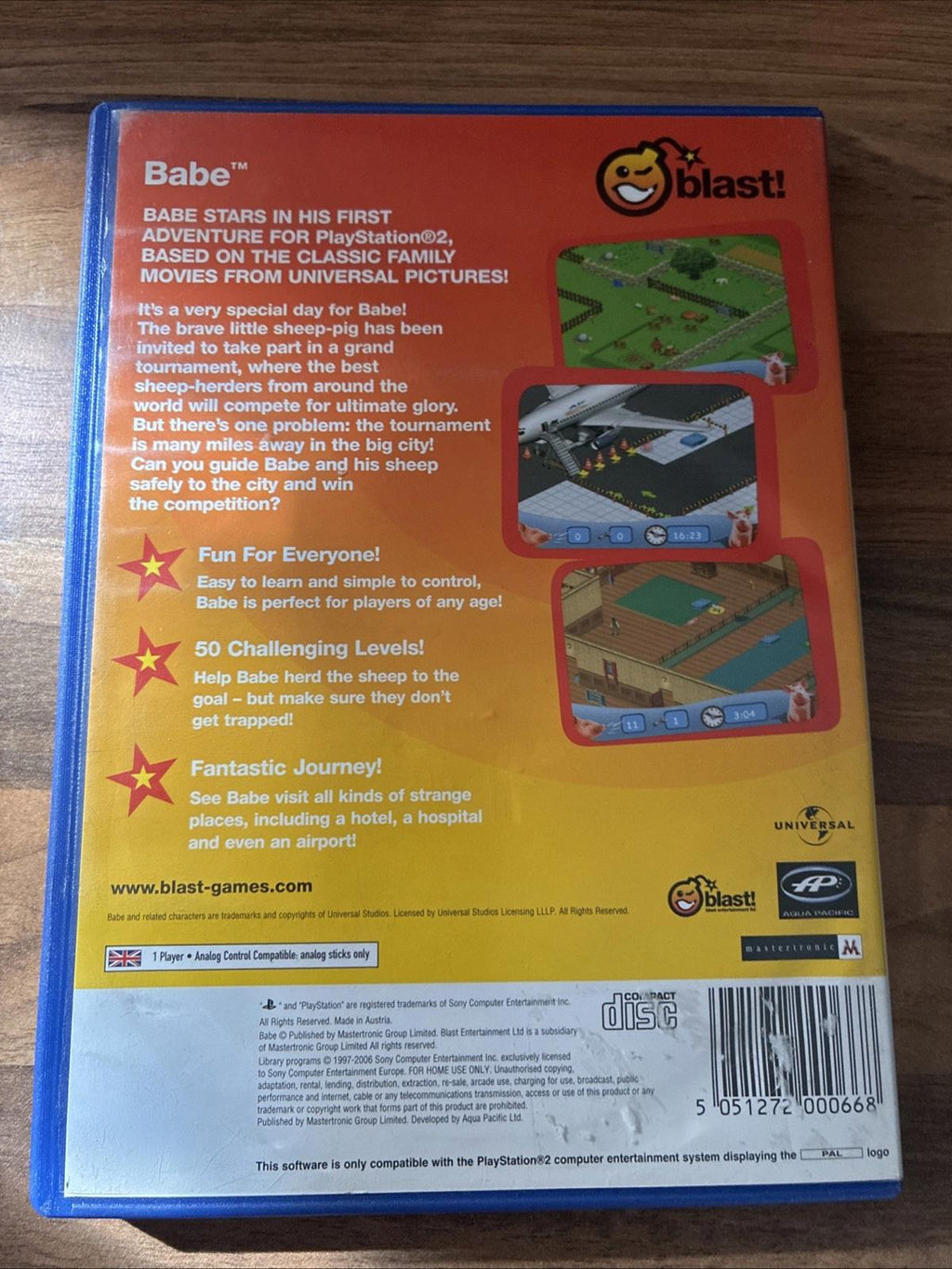 Babe (Sony PlayStation 2, 2007) Compete With Manual In VGC