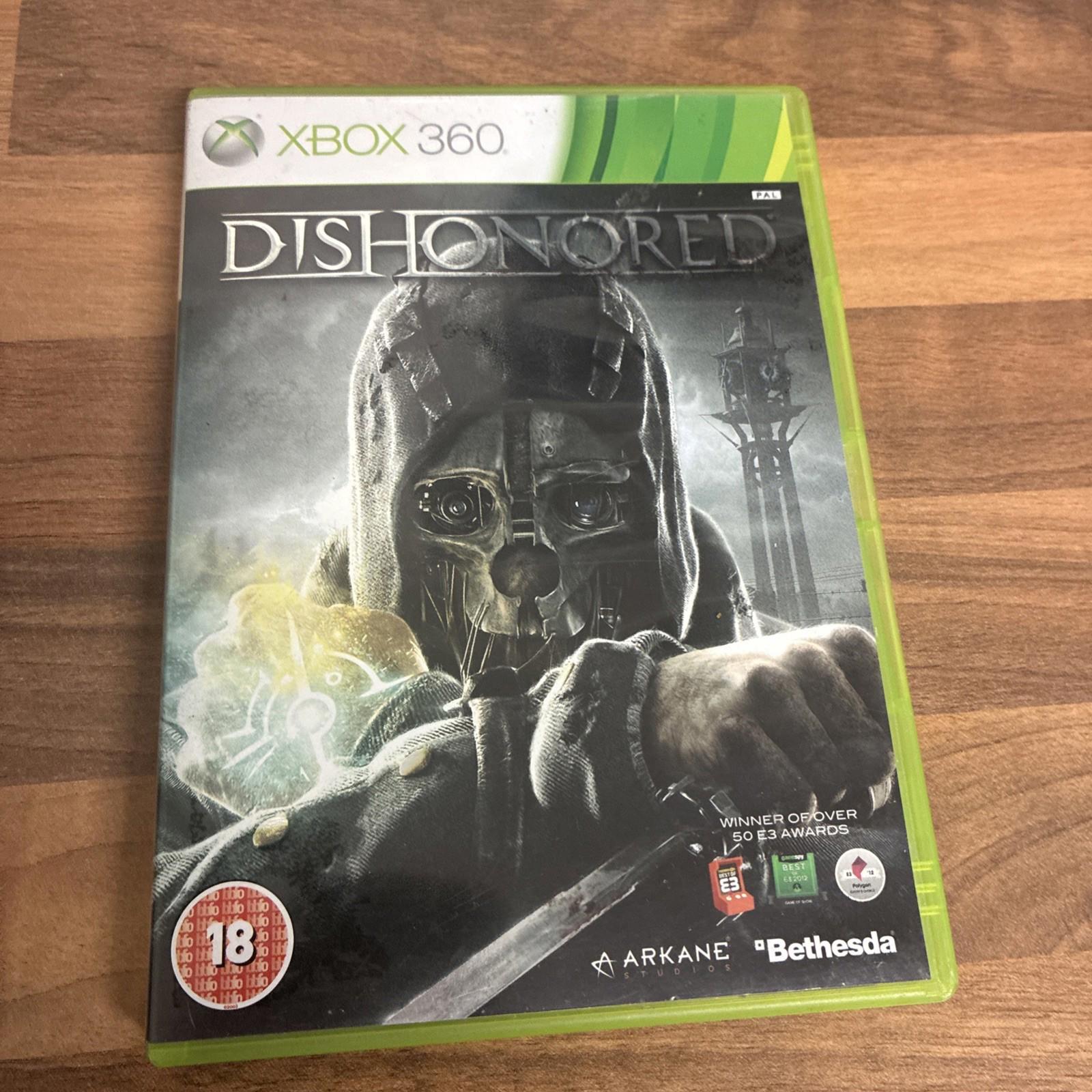 Dishonored (Microsoft Xbox 360, 2012 PAL) with Manual