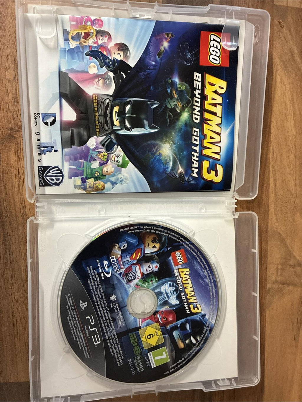 LEGO Batman 3: Beyond Gotham (Sony PlayStation 3, 2014) With Manual Disc Mint