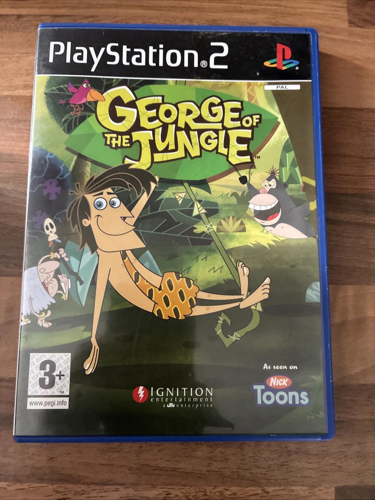 GEORGE OF THE JUNGLE PlayStation 2 PS2 game with manual Complete