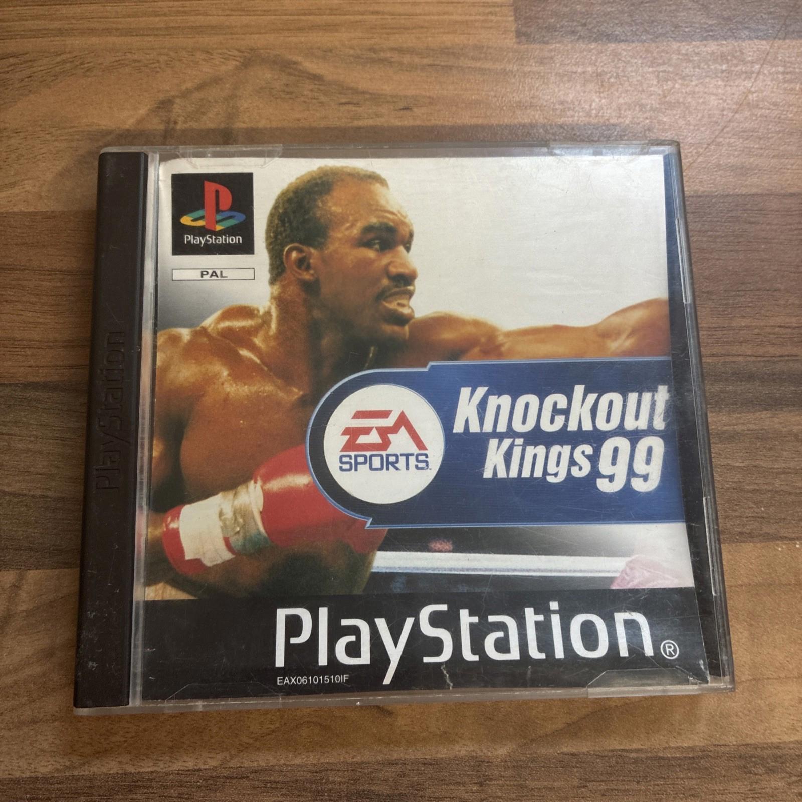 PlayStation : Knockout Kings 99 PlayStation 1 Game no manual includes front GC