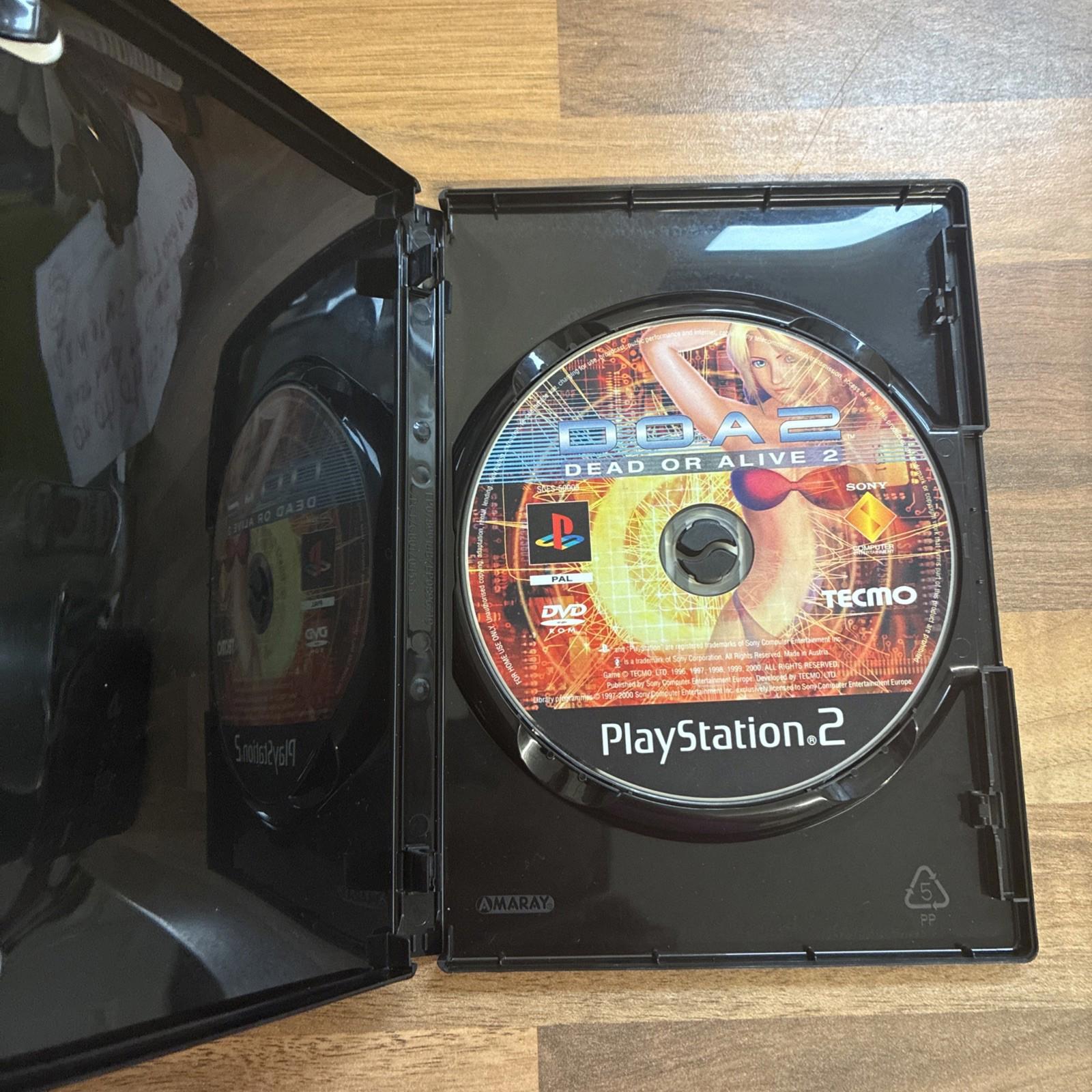 Dead or Alive 2: Hardcore (Sony PlayStation 2, 2000) Disc mint condition