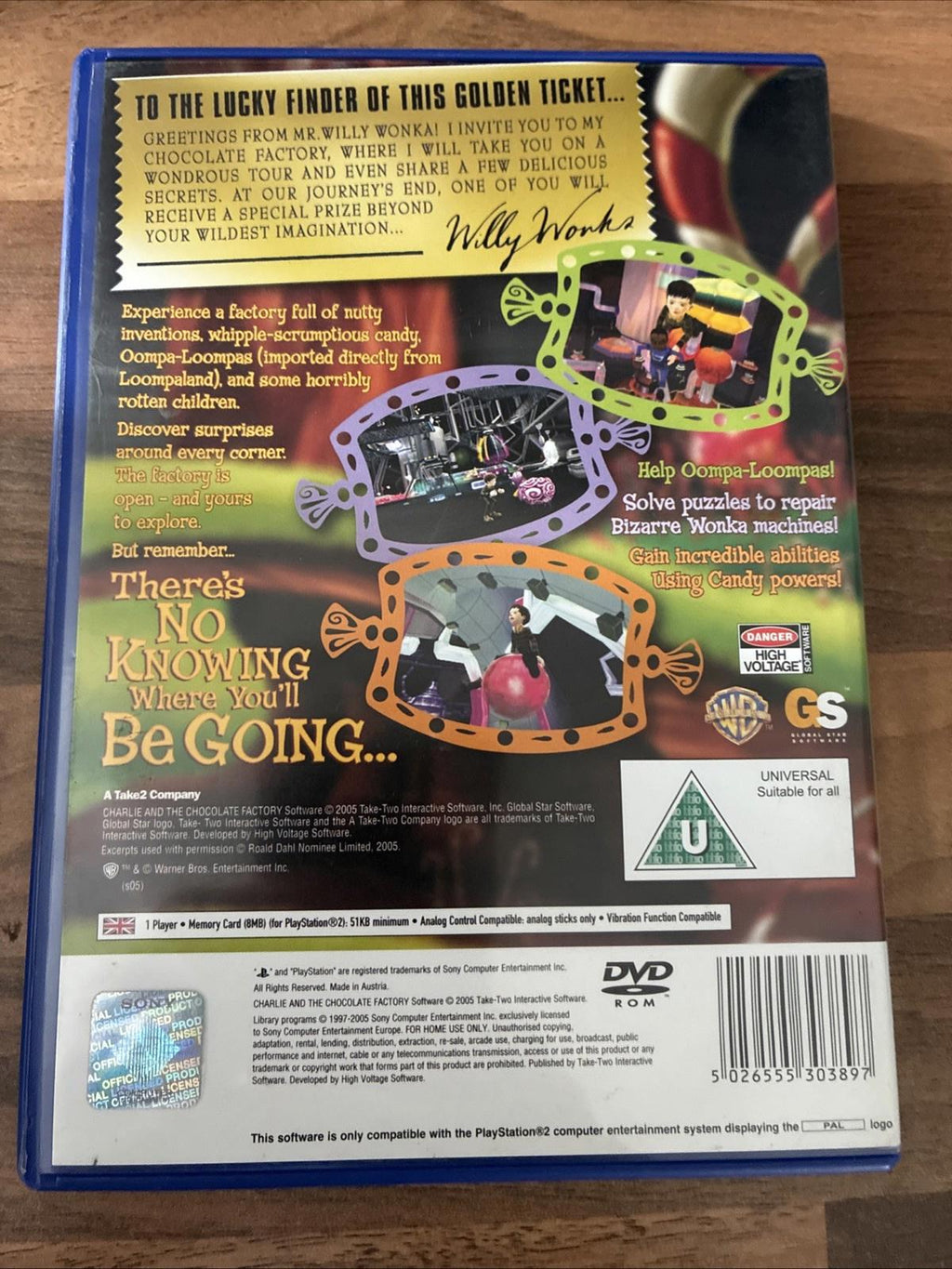 Charlie and The Chocolate Factory Sony PlayStation 2 2005