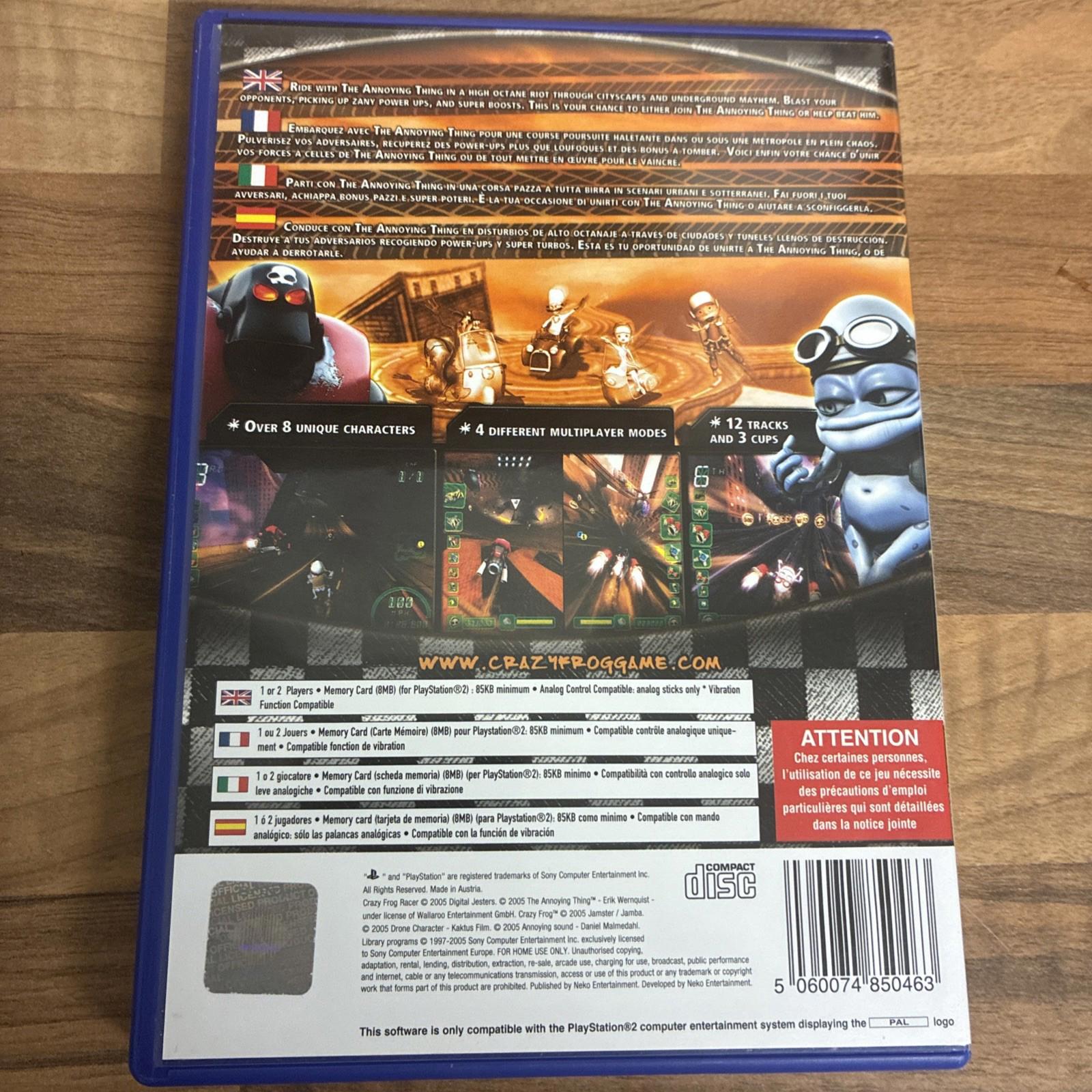 Crazy Frog Racer (Sony PlayStation 2, 2005) - European Version