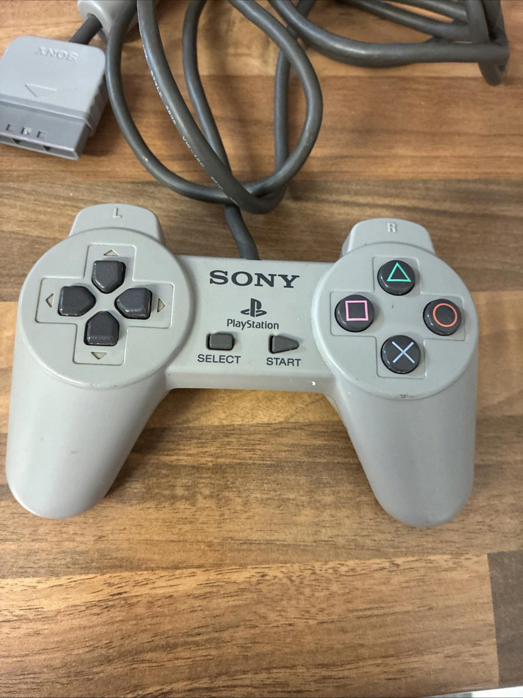 PS1 Controller Official Grey SCPH-1080 Genuine Tested Game Pad Sony Playstation