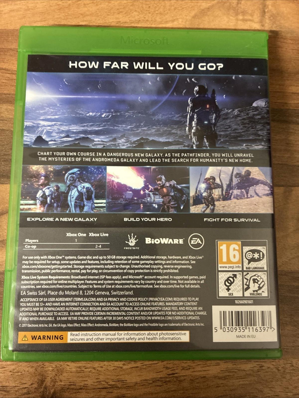 EA Mass Effect Andromeda (Xbox One) In Excellent Condition