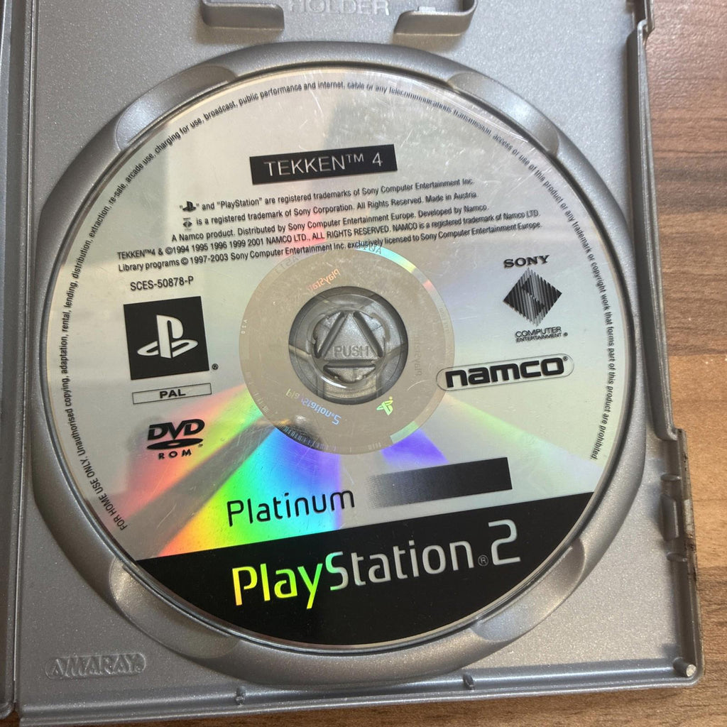 Tekken 4 -- Platinum Edition (Sony PlayStation 2, 2003) - European Version