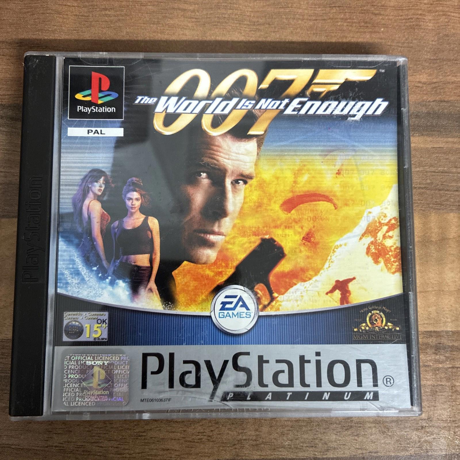 007 The World is Not Enough PlayStation One PS1 Game