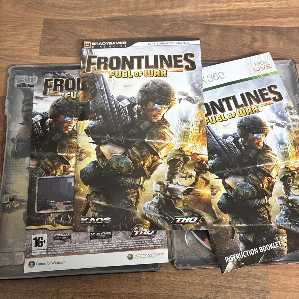 Frontlines: Fuel of War Steelbook for Xbox 360 Complete Set with Manual