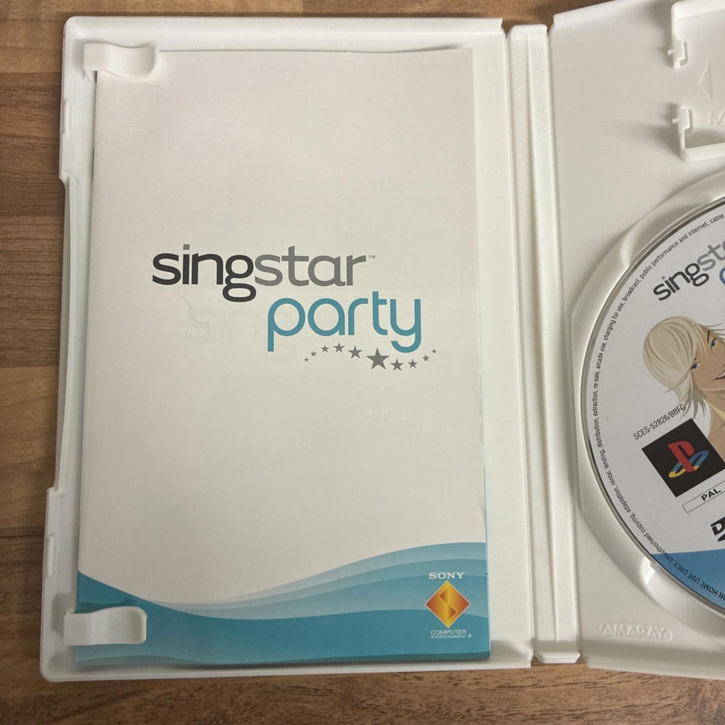 SingStar Party PlayStation 2, PS2, PAL) Complete with Manual — Tested & Working