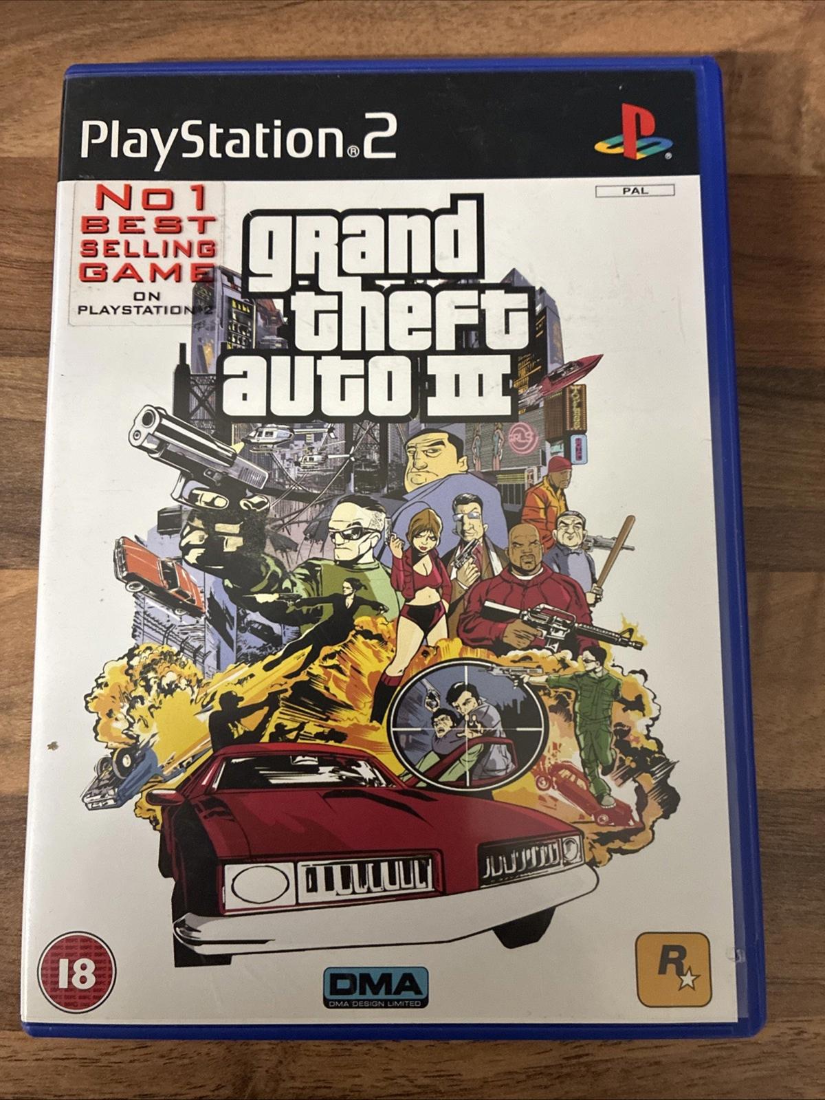 Grand Theft Auto 3 (Sony PlayStation 2, 2001) - European Version No Manual