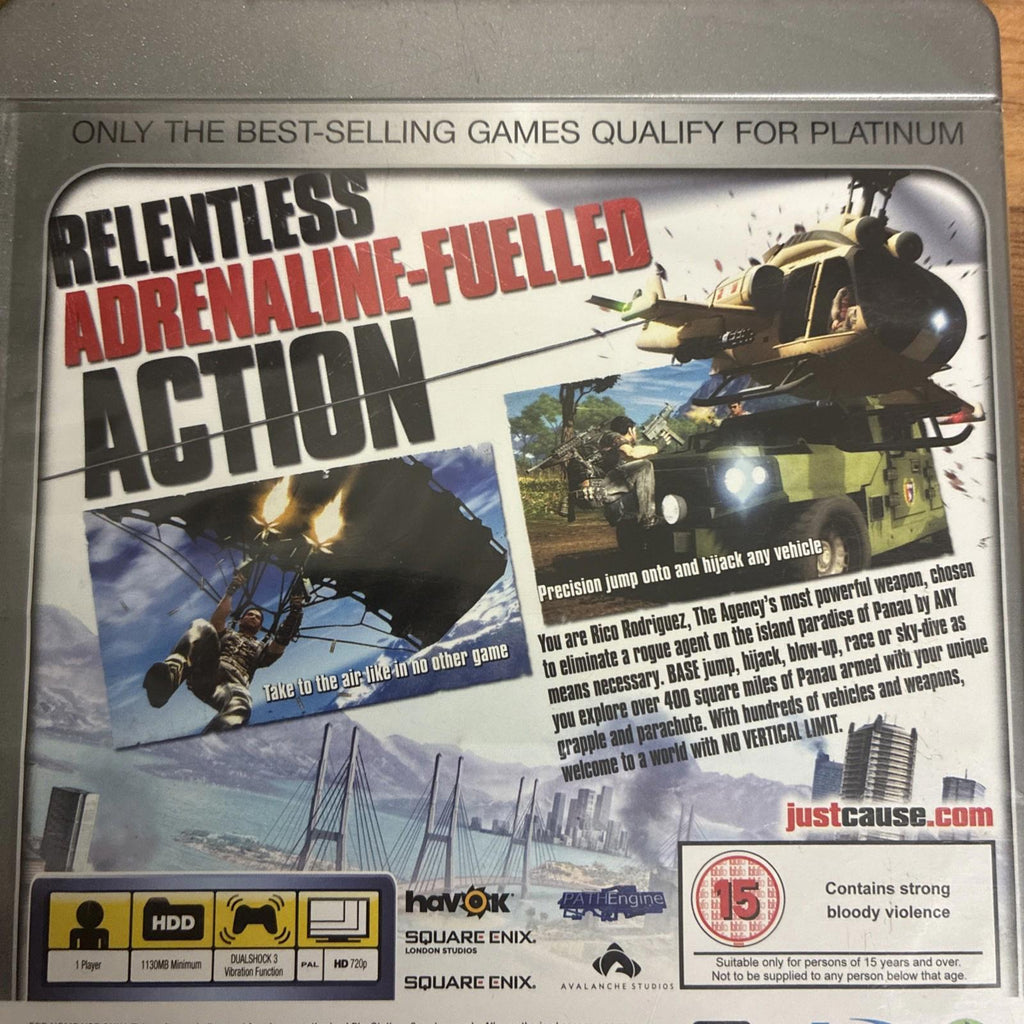 Just Cause 2 -- Platinum Edition (Sony PlayStation 3, 2010) - European Version