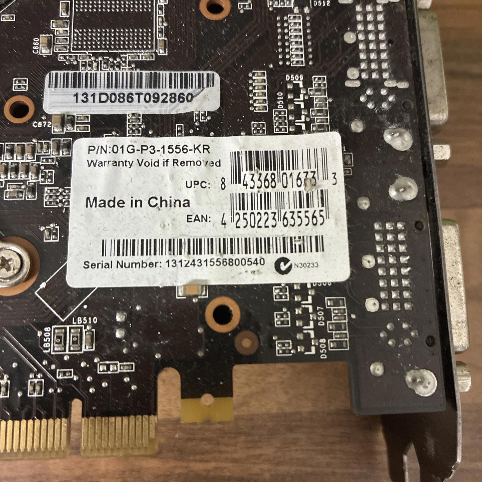 EVGA GeForce GTX 550 Ti (1024 MB)Graphics Card Working condition comes. HDMI