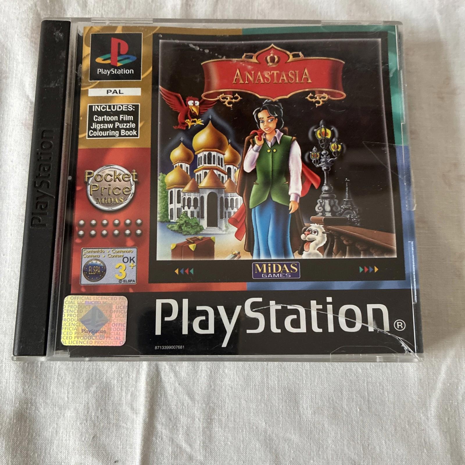 Anastasia PlayStation 1 Game Complete with Manual Vgc