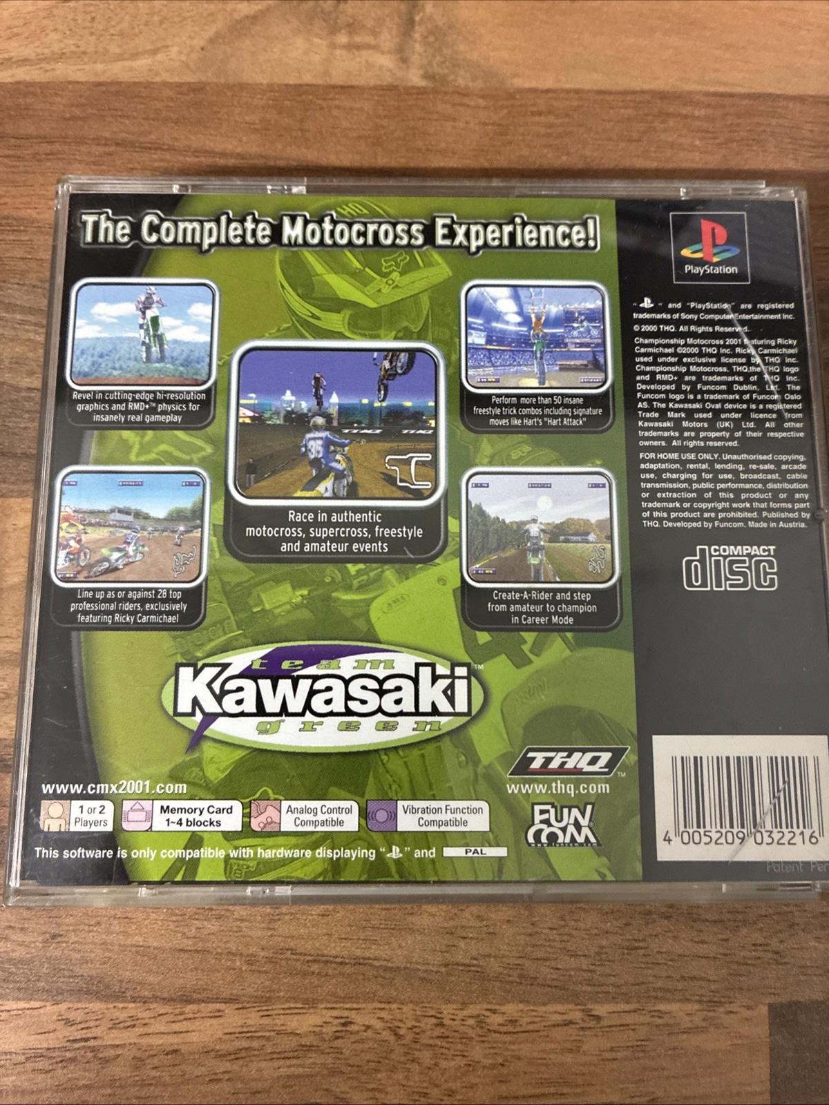 Championship Motorcross Feat. Ricky Carmichael Playstation One PS1 Game