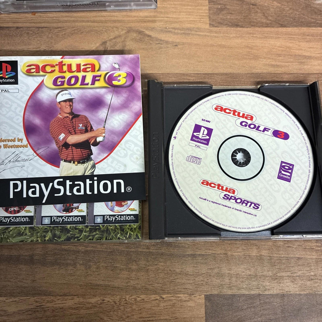 Actua Golf 3 - PlayStation 1 - Complete - Tested - PS1 Game