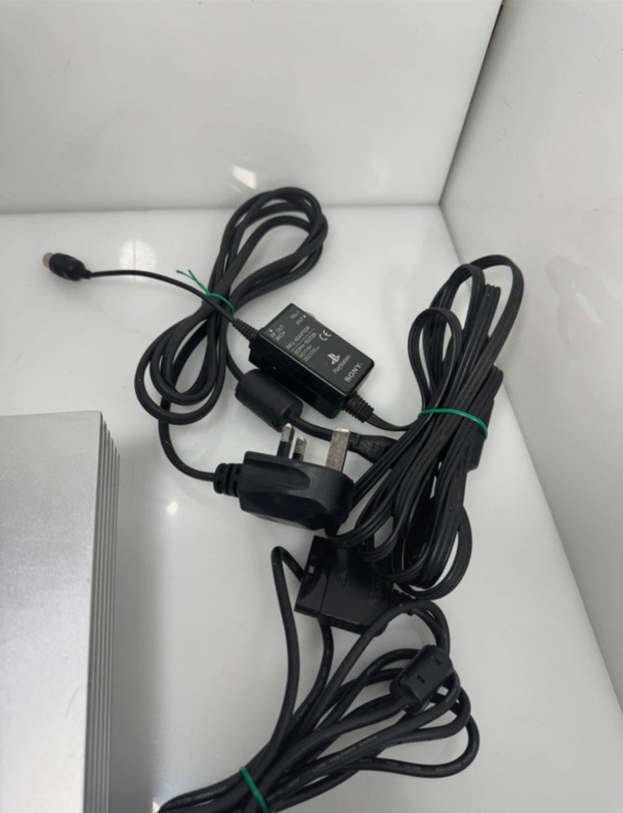 PS2 PlayStation Console Silver (PS2) with 3 Games and Controller. Working