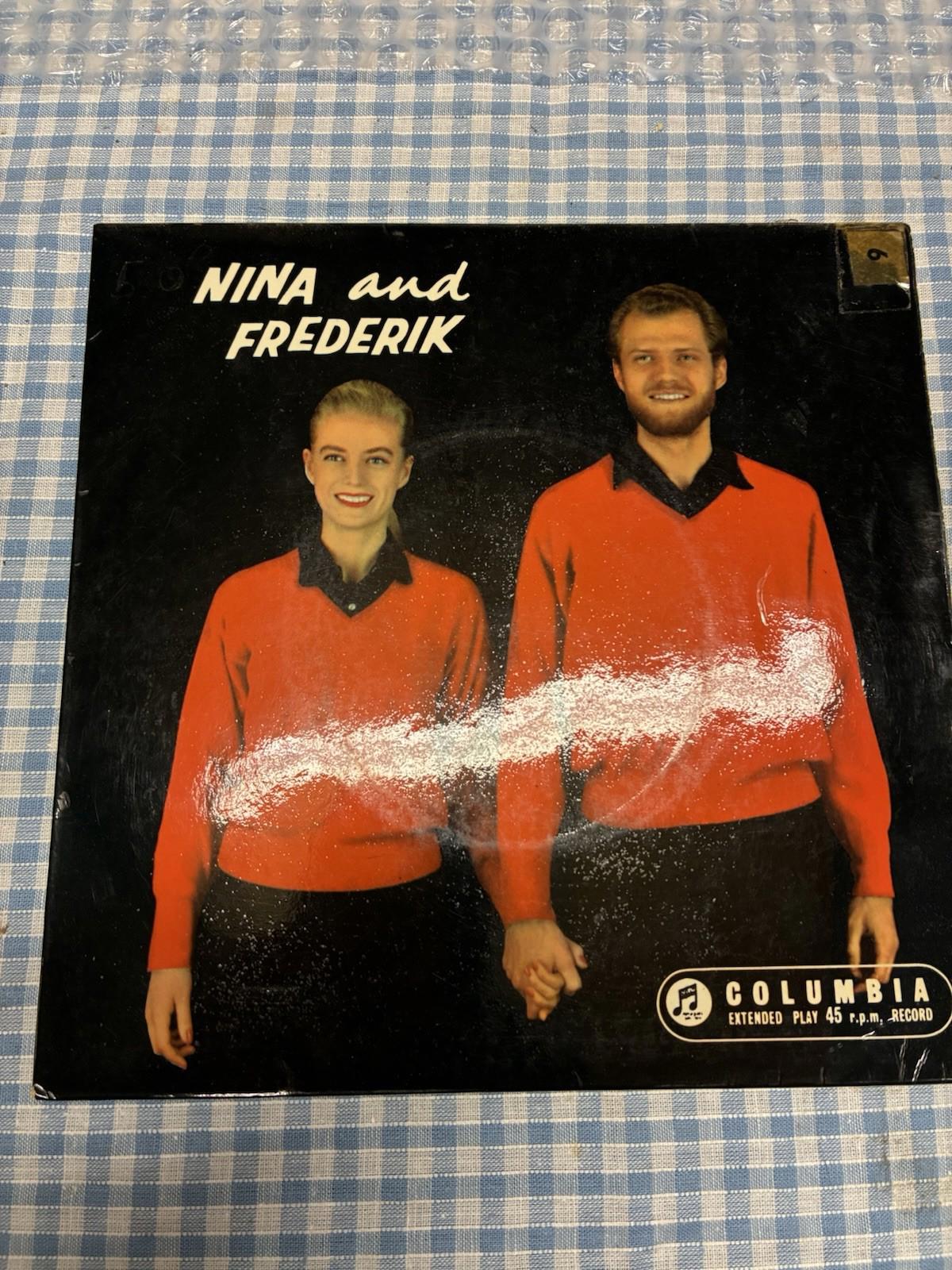 NINA AND FREDERIK LISTEN TO THE OEAN (46) 4 Track 7" Single also Picture Sleeve
